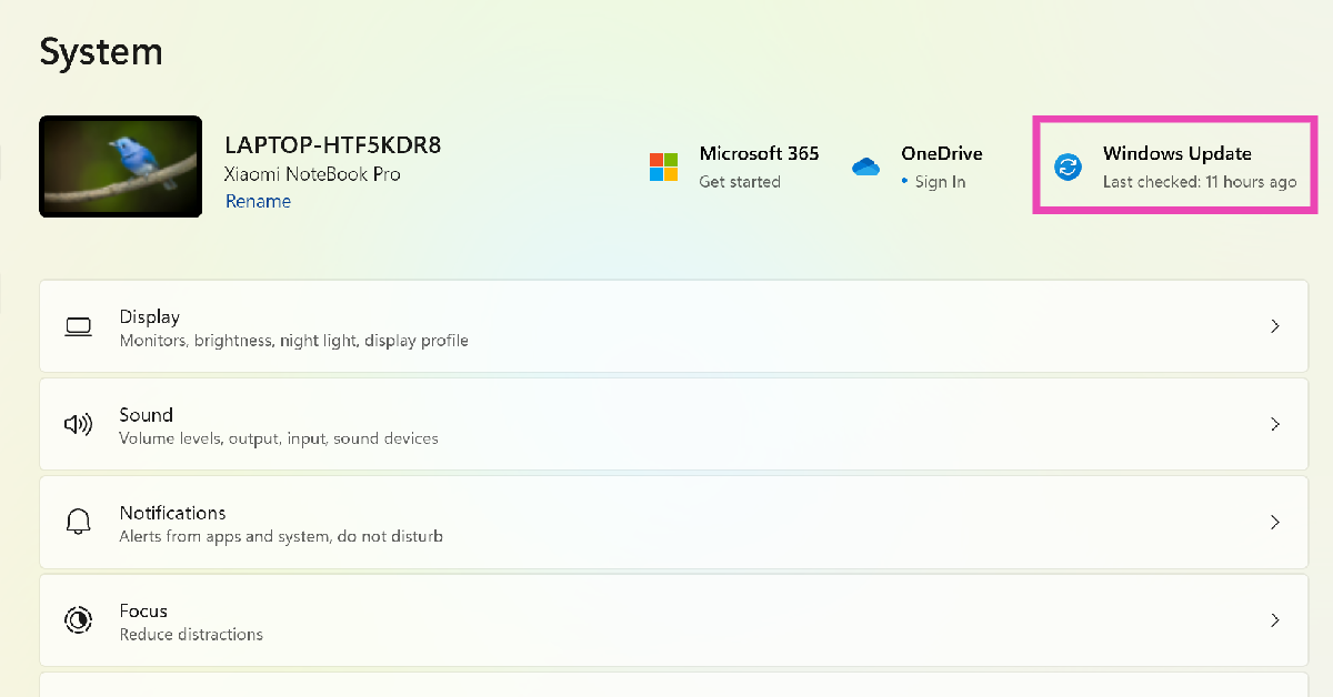 Step 2: Click on Windows Update. Top 7 Ways to Fix Horizontal Lines on a Computer Screen (2024)