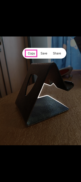 Step 3: Hit Copy.