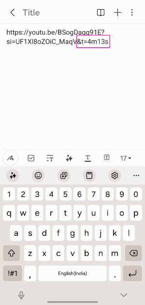 Step 4: Add the time stamp at the end of the URL. There are two ways to go about this. Let’s say you want the video to start at 6 minutes and 30 seconds. Top 4 Ways to Share a YouTube Video at a Specific Start Time