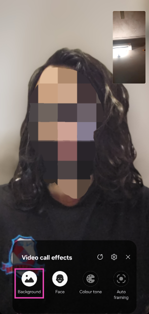 Step 3: Tap on Background. How to Change the WhatsApp Video Call Background on your Samsung Phone?