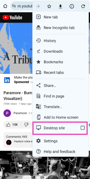 Step 3: Hit Desktop Mode. Top 6 Ways to Play Audio or Video in the Background on Android (2024)