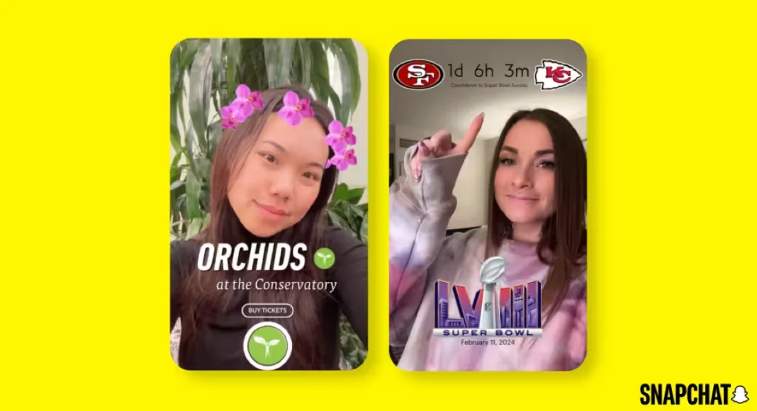 Snapchat introduced Sponsored AR filters, new augmented reality filters for advertisers