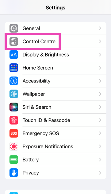 Step 1: Go to Settings and select Control Centre. How To Use AirPods Pro As Hearing Aids? (2024)