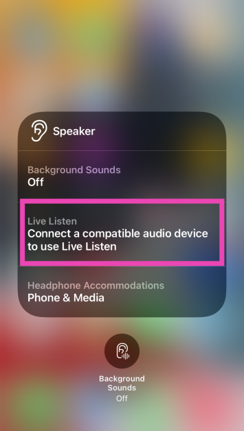 Step 6: Tap the Live Listen button. How To Use AirPods Pro As Hearing Aids? (2024)