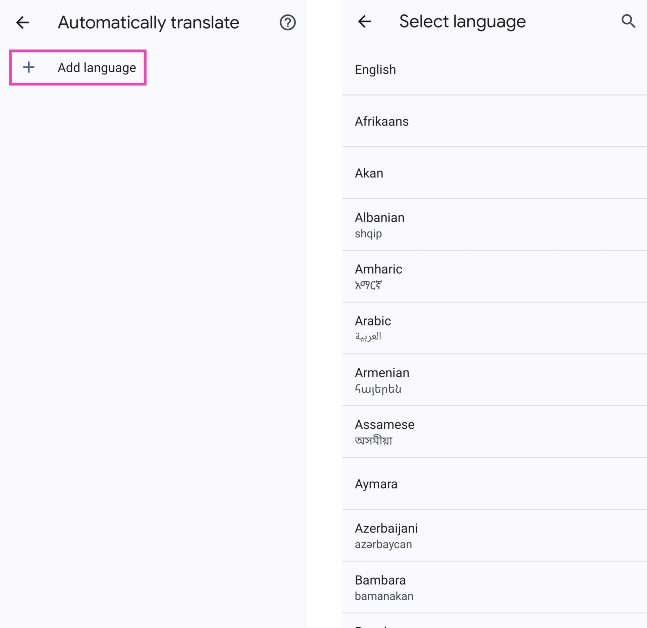 Step 7: Hit Add Language.