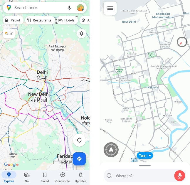 Google Maps vs Waze: Design