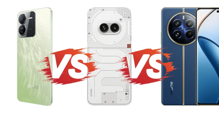 iqoo z9 vs nothing phone 2a vs realme 12+