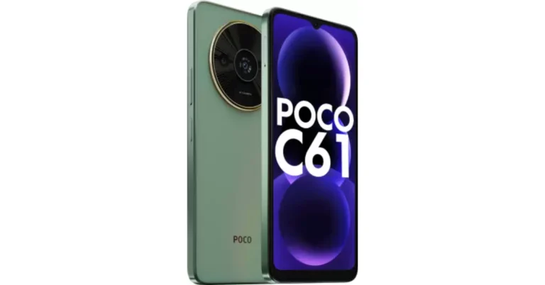 Poco C61 budget smartphone with 5,000mAh battery launched in India