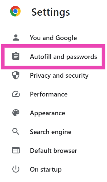 Step 3: Go to Autofill and passwords. Best Ways to View Saved Passwords in Google Chrome (2024)
