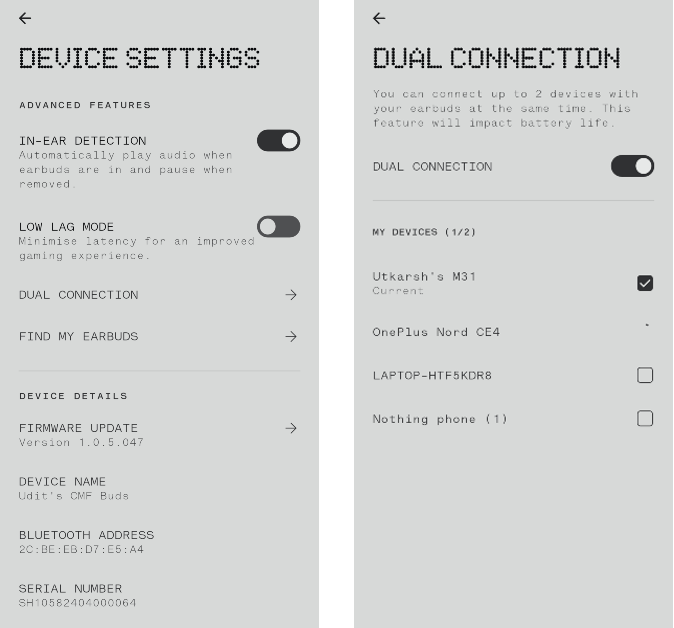 dual connection