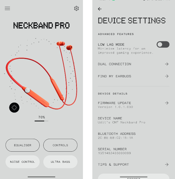 CMF Neckband Pro: Performance