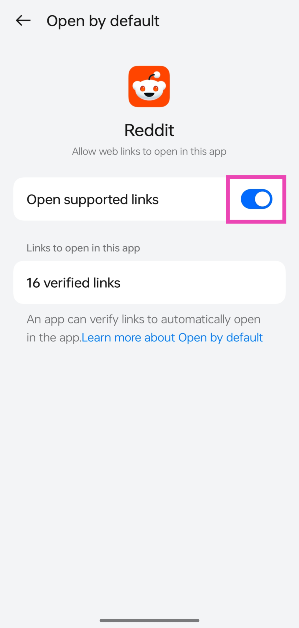 Step 5: Turn off the toggle switch for Open supported links. Best 4 Methods to Stop ‘Chrome Automatically Opens Apps’ on Android
