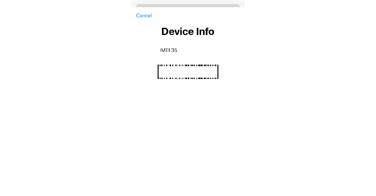 View the IMEI Number