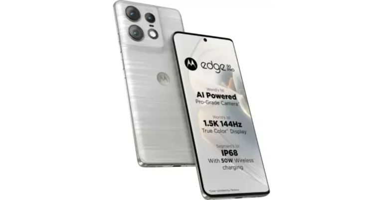 Motorola Edge 50 Pro with AI-backed 50-megapixel triple rear camera unit launched in India