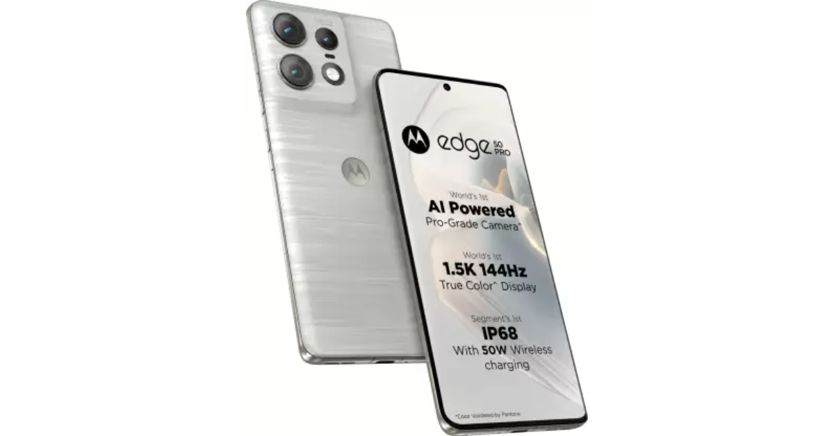 Motorola Edge 50 Pro with AI-backed 50-megapixel triple rear camera unit launched in India