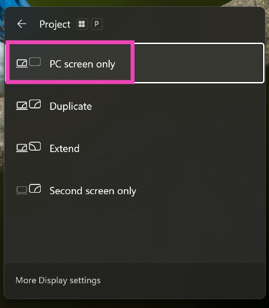 Select the correct monitor