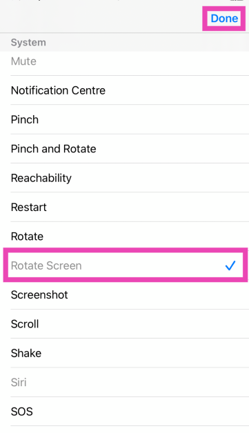 Step 6: Select Rotate Screen and hit Done. Top 3 Ways to Rotate the Screen on iPhone (2024)