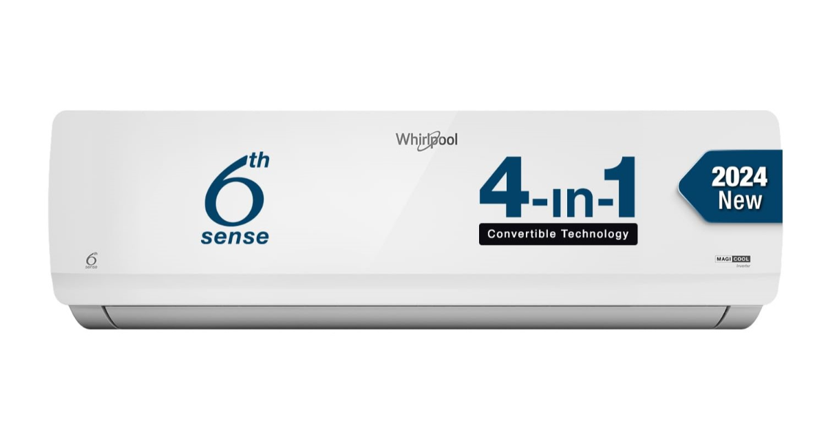 Whirlpool 1.5 Ton 3 Star, Magicool Inverter Split AC (MAGICOOL 15T 3S INV CNV S4K1PP0)