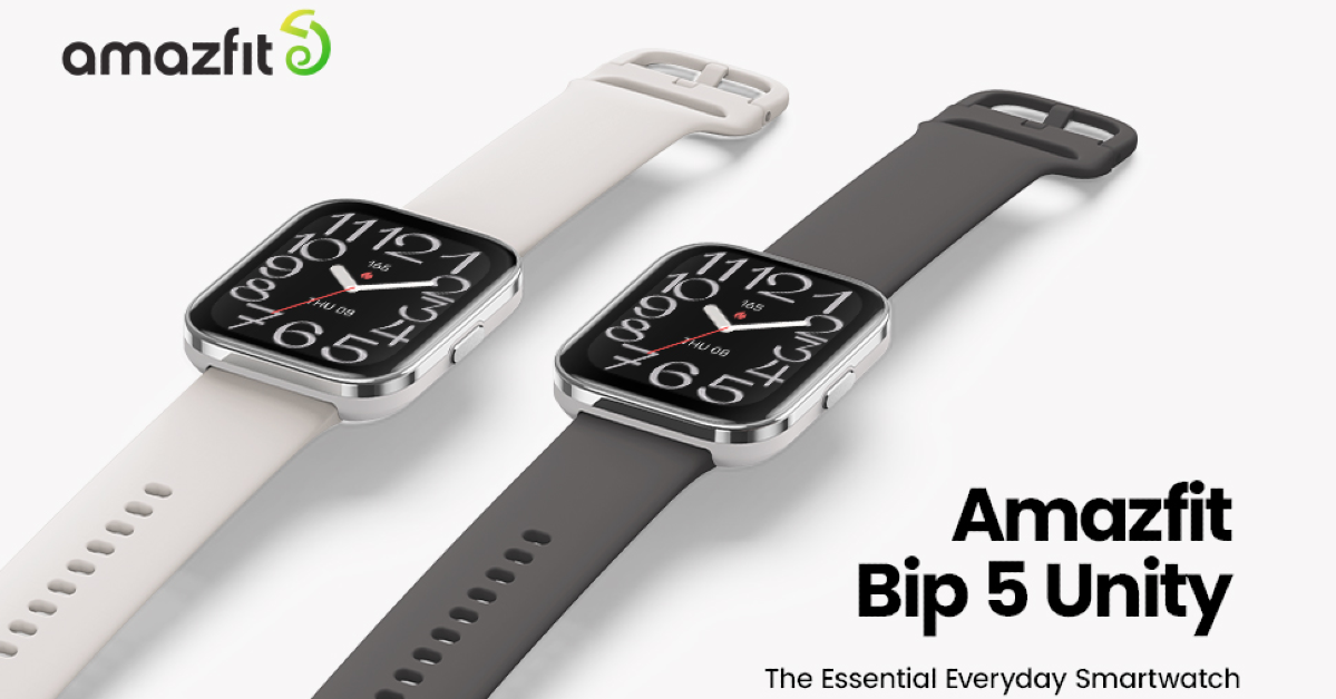 Amazfit BIP 5 Unity with Zepp Aura AI-powered personal wellness assistant launched in India