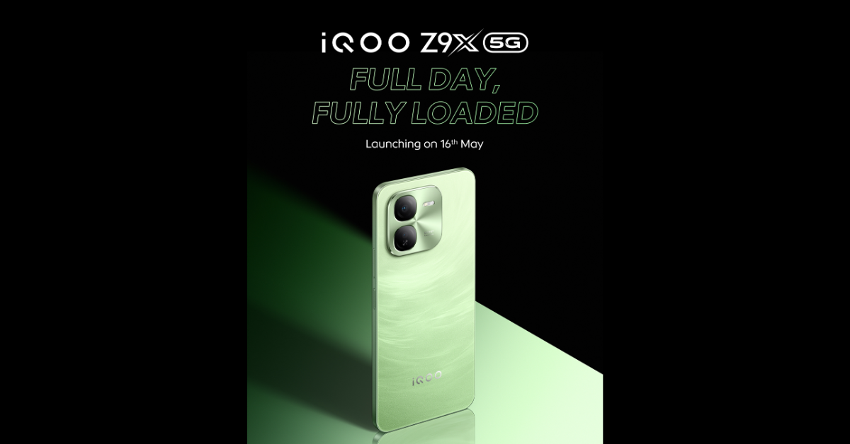 iQOO Z9x 5G India launch to happen on May 16; availability details revealed