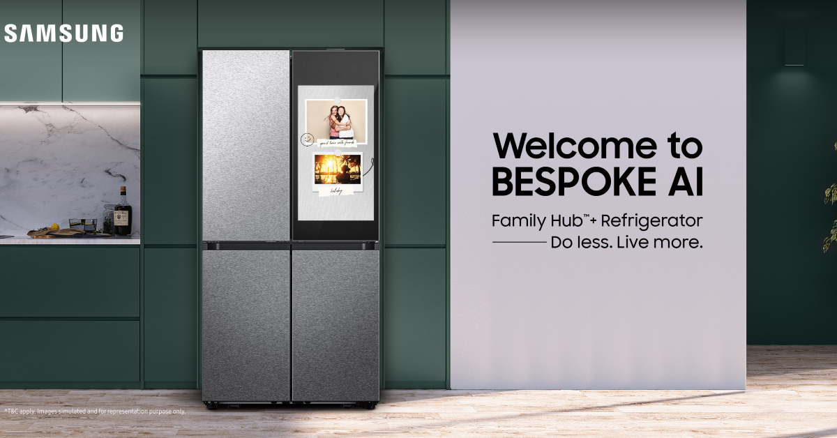 Samsung unveils three new AI refrigerators in India