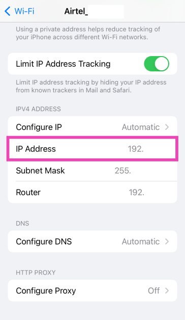 Step 3: Scroll down to the IPv4 category to view the IP address. Top 3 Ways to Find the IP Address on Android or iPhone (2024)