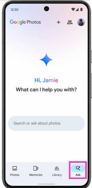 Step 2: Tap the Ask tab at the bottom right corner of the screen.