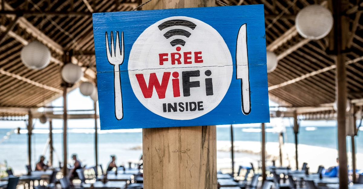 Find a public WiFi hotspot