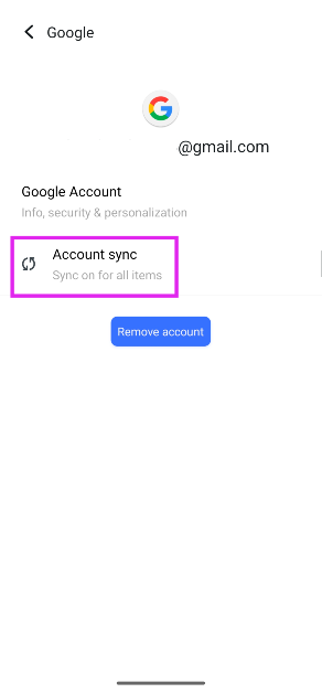 Step 3: Tap on Account sync. Top 7 fixes for ‘Emails not syncing’ on Android phone (2024) 