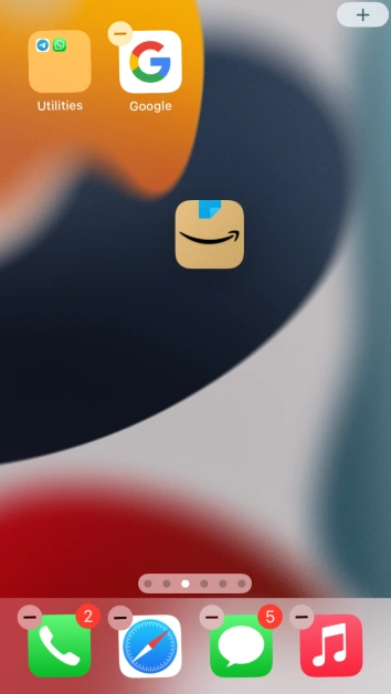 Step 3: Drag the app you want to add to the home screen out of the folder.