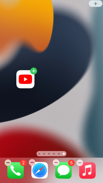 Step 2: Long-press and drag the app you want to add to the home screen.