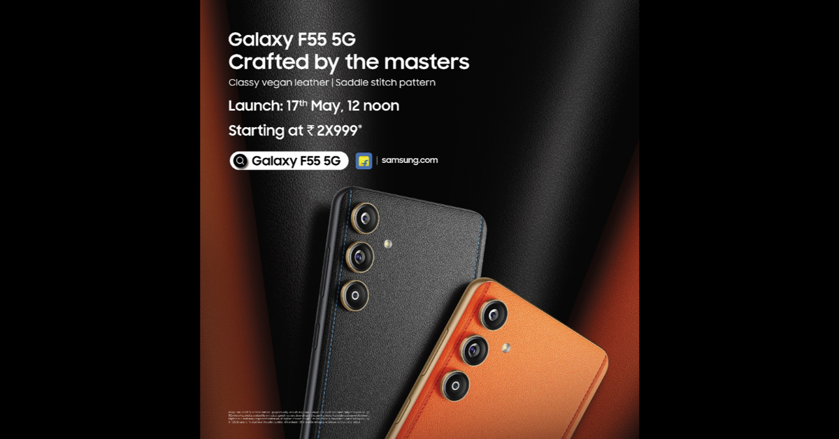 Samsung Galaxy F55 5G with triple rear cameras to launch in India on May 17