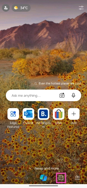 Step 2: Tap the tabs icon on the bottom toolbar. Top 3 Ways to Turn off Incognito Mode on Android? (2024)