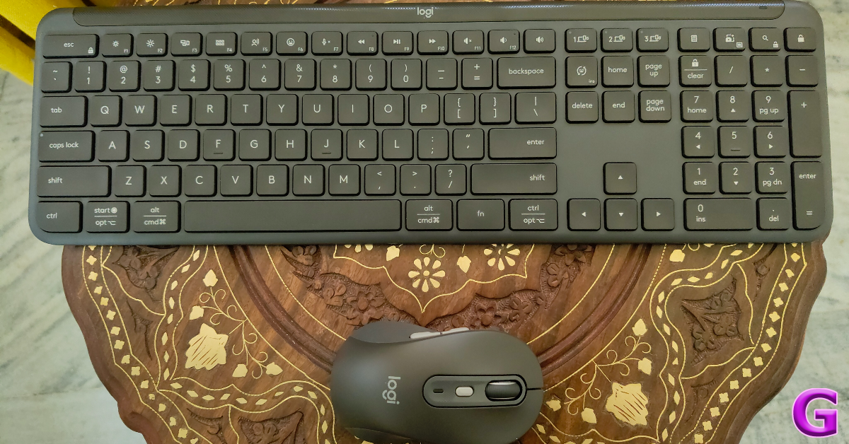 Logitech Signature Slim Combo MK950 Review: Design