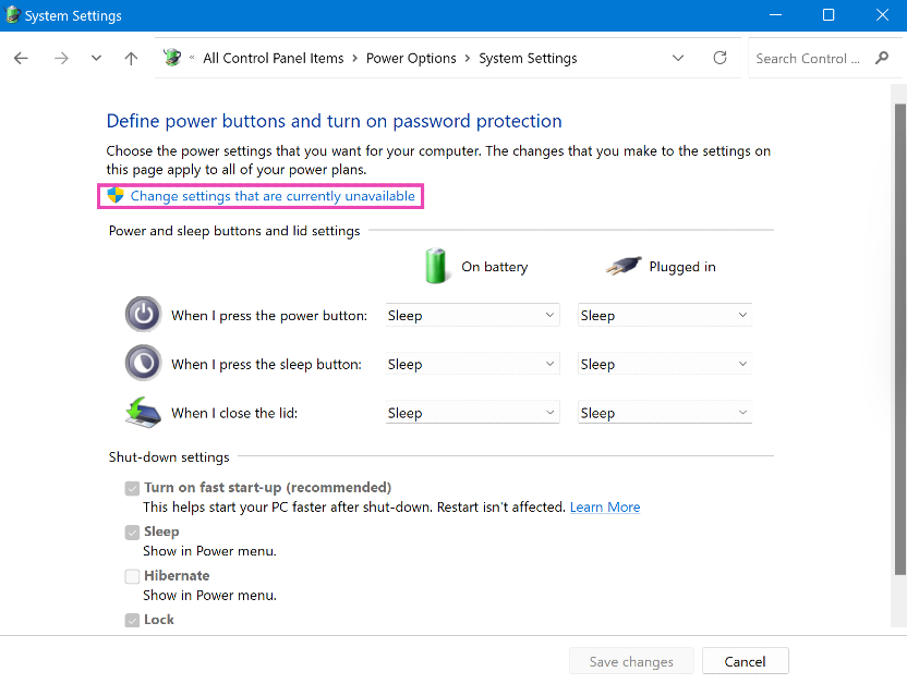 Step 4: Click on Change settings that are currently unavailable. PC Keyboard not working? Try these 7 fixes (2024)