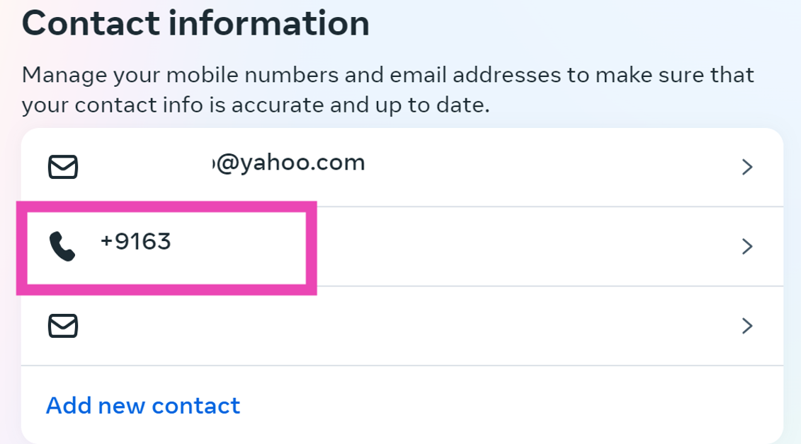 Step 6: Select the number you want to remove.