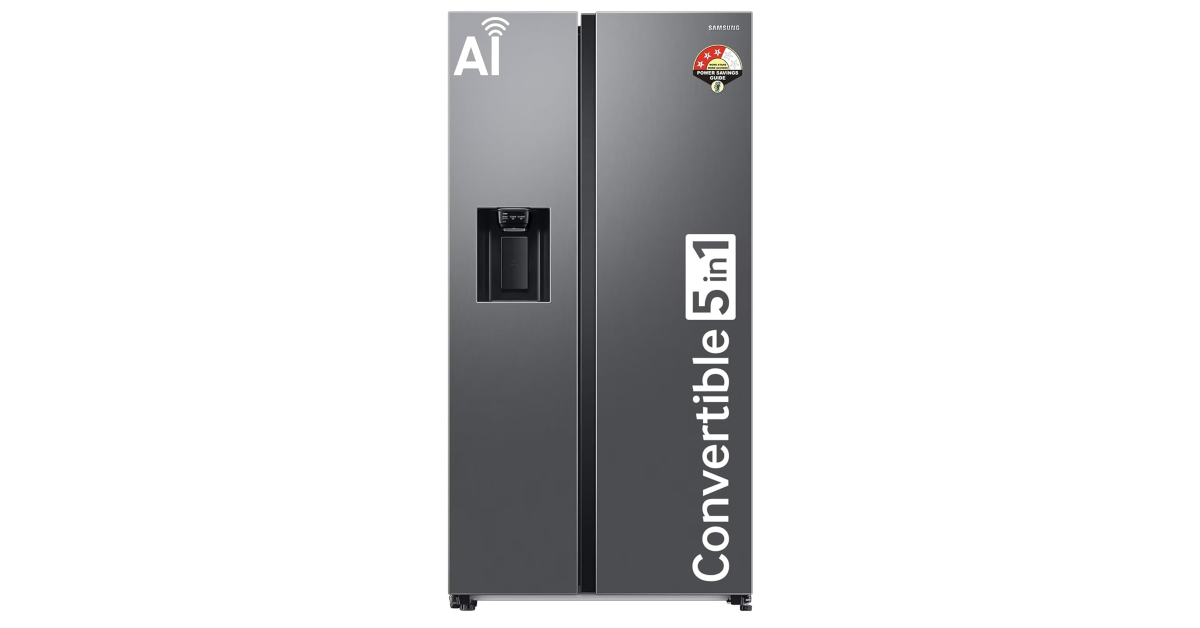 Samsung Double Door Refrigerator with AI (RS78CG8543S9HL)