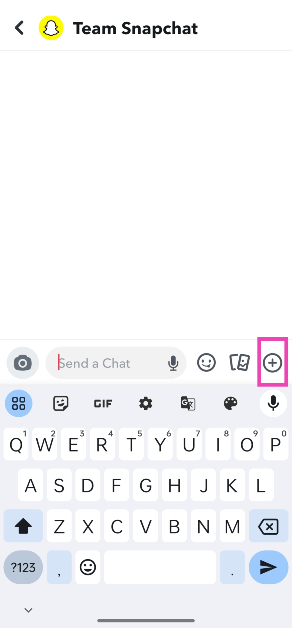 Step 2: Hit the plus icon at the bottom right corner of the screen.