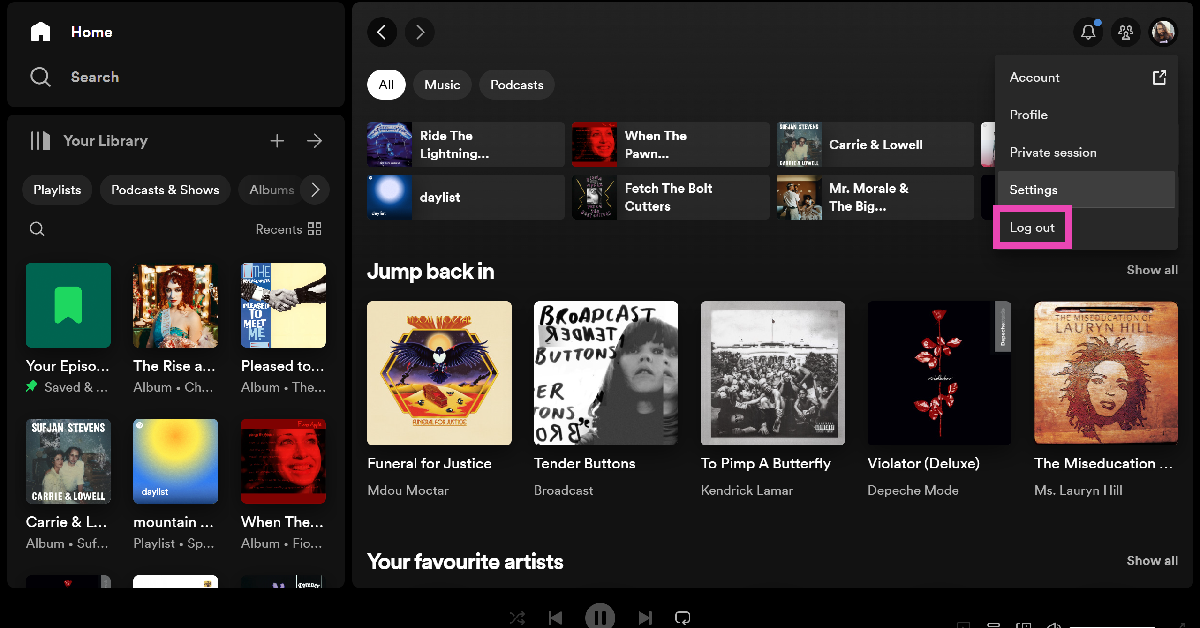 Step 2: Click on your profile picture at the top right corner of the screen and select Settings. Top 2 ways to add local files to Spotify? (2024)