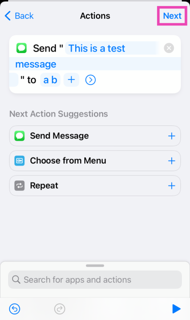 Step 10: On the following page, turn off the toggle switch for Ask Before Running if you want this action to be completely automated. Top 2 Ways to Schedule a Text Message on an iPhone (2024)