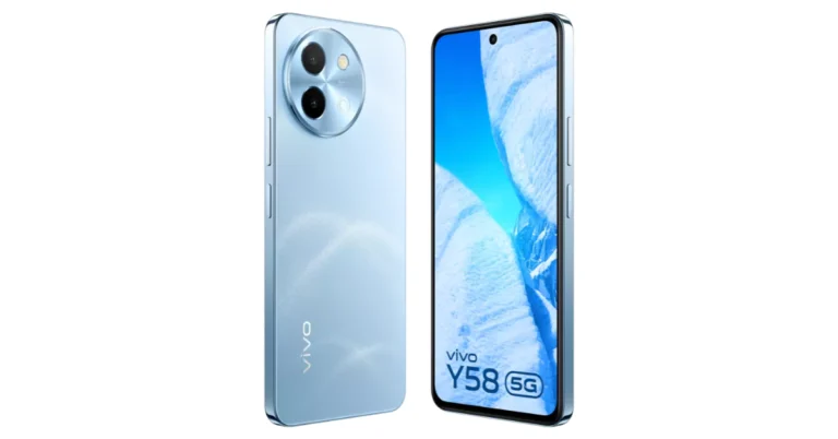 Vivo Y58 5G with 6,000mAh battery launched in India