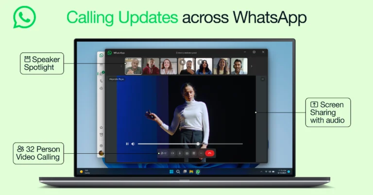 WhatsApp improves video calling for mobile and desktop with new update