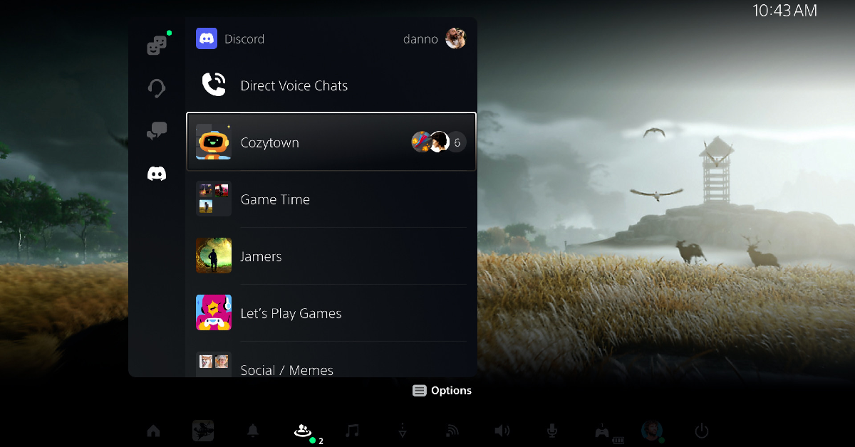 how to join Discord voice chat on PS5