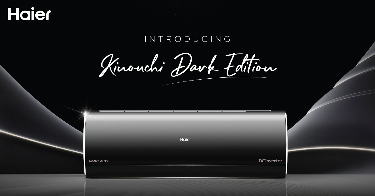 Haier Kinouchi Dark Edition Air Conditioner with HEXA Inverter Technology launched in India