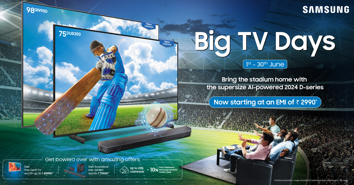 Samsung Big TV Days 2024 announced, to offer free Serif TV and Soundbar on the purchase of Samsung Televisions