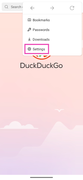 Step 3: Tap on Settings.