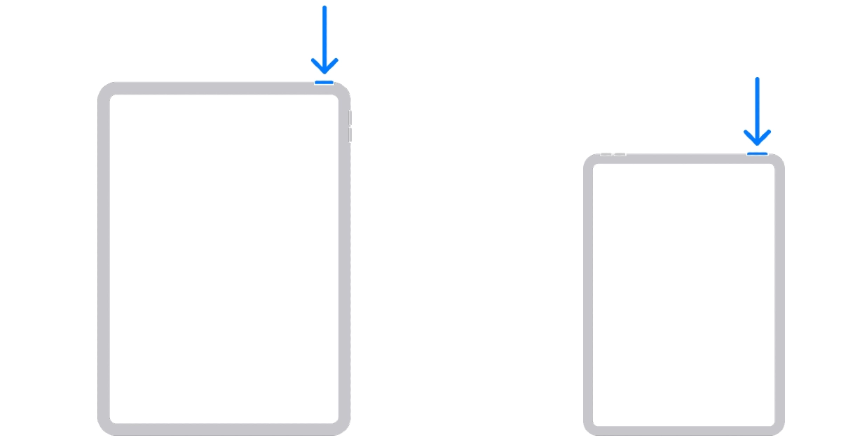Step 3: Connect your iPad to your PC/Mac using a USB cable. Press the top/home button while doing so.