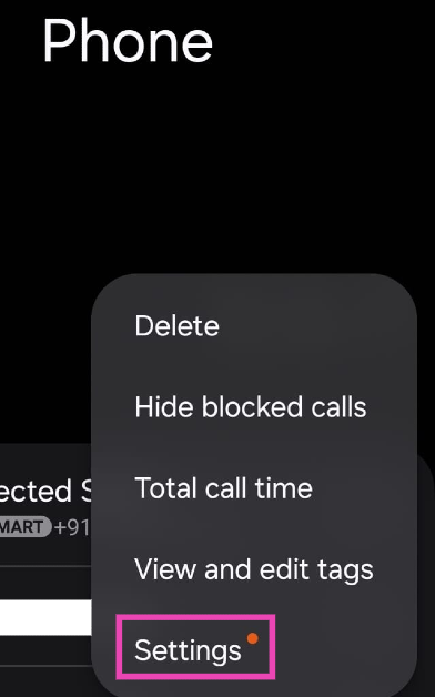 Step 2: Tap on Settings.