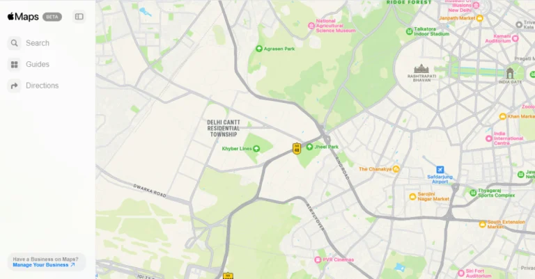 Apple announced the launch of Maps on the web, currently available in public beta