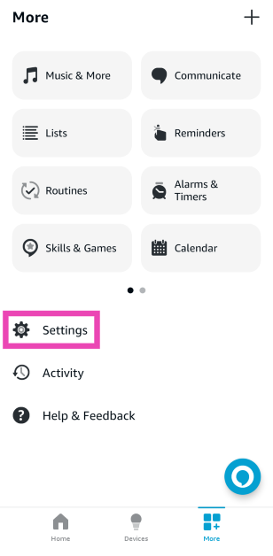 Step 2: Tap on Settings. Top 7 ways to fix Amazon Alexa app not working on Android